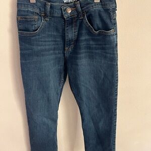 Wrangler Boys Dark Blue Classic Straight Jeans